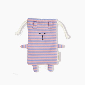 Pouch Pink Purple Mascot Drawstring Bag colorful
