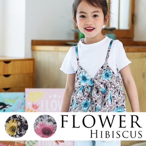 Kids' Short Sleeve T-shirt Little Girls Bustier-style Summer 100cm ~ 140cm