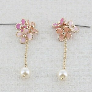 Pierced Earrings Titanium Post Resin