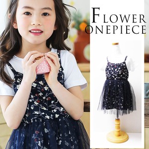 Kids' Casual Dress Little Girls Floral Pattern Spring/Summer One-piece Dress M Kids