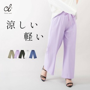 【日本製】涼さらウエストギャザーパンツ