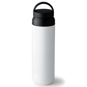 AMIi HOME ハンドル付ボトル500ml(ホワイト) 携帯マグ/ステンレスボトル/水筒