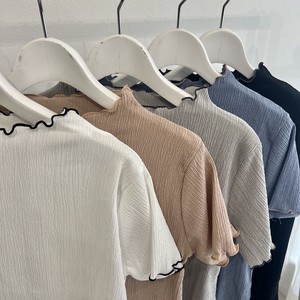 T-shirt Pullover Spring/Summer High-Neck 5-colors