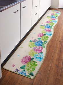 厨房地毯 紫阳花