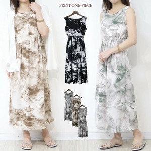 Casual Dress Nuance Pattern One-piece Dress