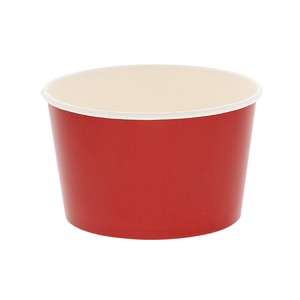 【直送品】 ケーピープラテック 食品容器　KMカップ　本体  KM140−850　赤 50枚/袋（ご注文単位12袋）