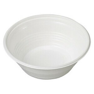 【直送品】 ケーピープラテック 丼容器　KMP丼　本体 170 ホワイト 25枚/袋（ご注文単位18袋）