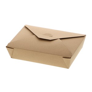 【直送品】 ケーピープラテック 食品容器　未晒紙ボックス  KM−33 50枚/袋（ご注文単位4袋）