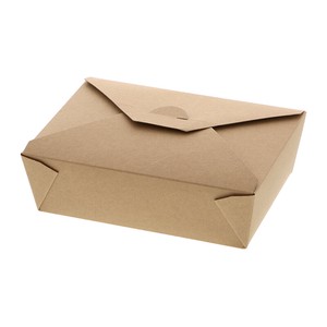 【直送品】 ケーピープラテック 食品容器　未晒紙ボックス  KM−34 50枚/袋（ご注文単位4袋）