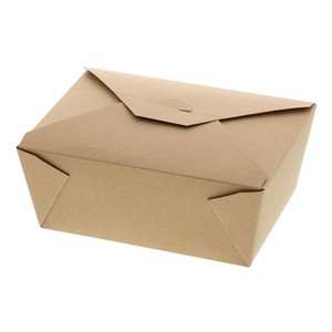 【直送品】 ケーピープラテック 食品容器　未晒紙ボックス  KM−35 40枚/袋（ご注文単位4袋）