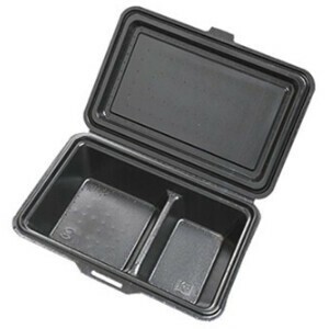 【直送品】 ケーピープラテック 紙容器　KMボックス  KM−54　ブラック 25枚/袋（ご注文単位12袋）