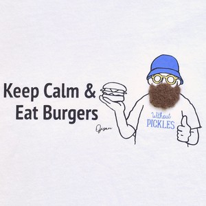 T-shirt Burgers Vintage