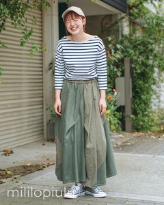 Skirt Spring/Summer Cotton Linen