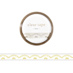 Washi Tape Line Lace Foil Stamping Tape Clear 7mm