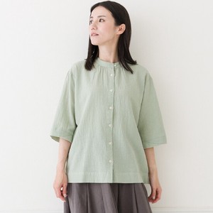 Button Shirt/Blouse crea delice Collar Blouse 2024 Spring/Summer