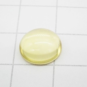 天然石材料/零件 附盒子 柠檬 圆形 1粒 10mm