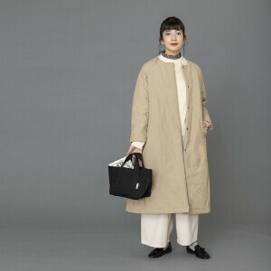 2024aw】中綿ノーカラーロングコートの商品ページ｜卸・仕入れサイト【スーパーデリバリー】