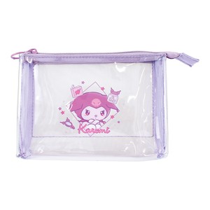 T'S FACTORY Pouch Sanrio Characters KUROMI Clear