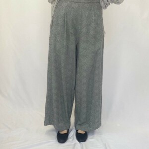 Full-Length Pant Embroidered Wide Pants