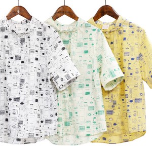 Button Shirt/Blouse Shirtwaist Made in Japan