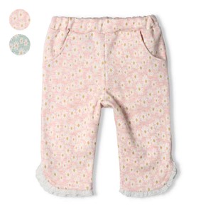 Kids' Short Pant Jacquard Floral Pattern 6/10 length