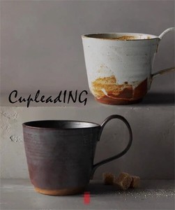 ◆◆大人気◆◆ INSスタイル 手作りの粗陶 コーヒーカップ 個性 取っ手付き 手でコーヒー マグカップ