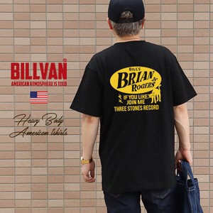 BILLVAN ビルバン BRIAN ROGERS CAT  アメリカン ヘビーTシャツ