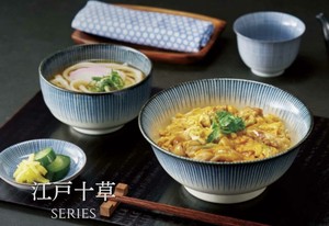 江戸十草  多様丼 麺鉢 どんぶり そば丼　美濃焼 日本製 和食器
