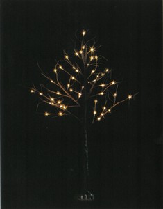 【ハロウィン】LEDブラックツリー120cm SA-2005