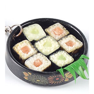 Novelty Item Key Chain Japanese Food Sushi