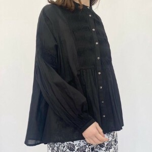Button Shirt/Blouse Pintucked Made in India