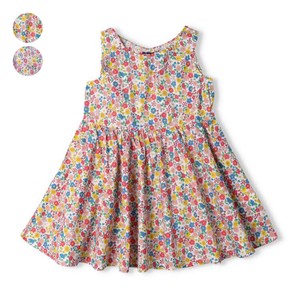 Kids' Casual Dress Small Floral Pattern Sleeveless One-piece Dress Thin