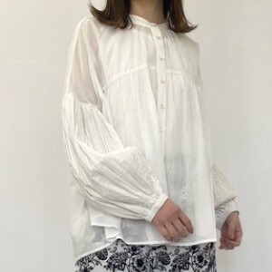 Button Shirt/Blouse Made in India Puff Sleeve
