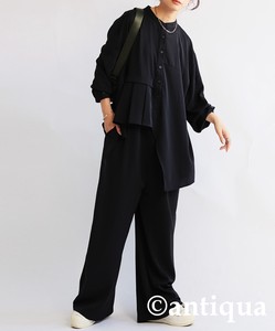 Antiqua Jumpsuit/Romper Asymmetrical Plain Color Long Sleeves Long Ladies' NEW