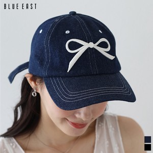 2024新作【リボン刺繍デニムキャップ】帽子　CAP