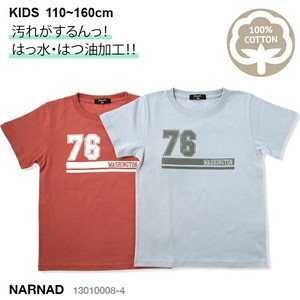 Kids' Short Sleeve T-shirt Number T-Shirt Water-Repellent Printed Kids 100cm ~ 160cm