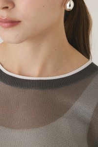 Sweater/Knitwear Pullover Mesh