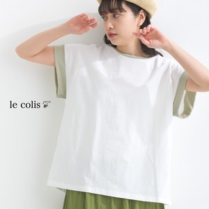 T-shirt Pullover Short-Sleeve Cut-and-sew 2024 Spring/Summer
