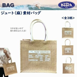 オンザビーチ on the Beach【 ジュートバッグ 】全3柄 麻バッグ 夏バッグ OTB-JB1.2.3