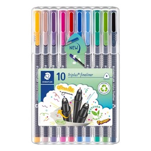 ステッドラー トリプラス ファインライナー 10色セット ST334SB10