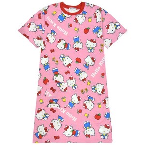 T-shirt T-Shirt Hello Kitty Sanrio Characters One-piece Dress Ladies'