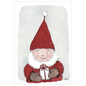 5/29迄NEW【2024クリスマス予約】[Putinki］クリスマスポストカードSari's Artwork サンタとプレゼント