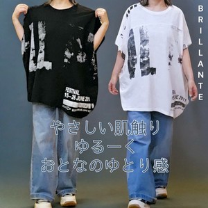 【2024春夏新作】春夏新作　モードデザインTシャツ　2024人気　　BRILLANTE大阪　春夏