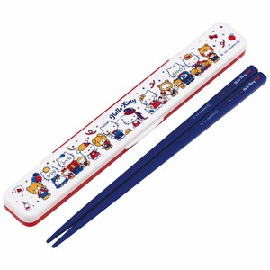 抗菌 カチャカチャ音の鳴らない箸箱セット 18cm ハローキティ  スケーター ABC3AG