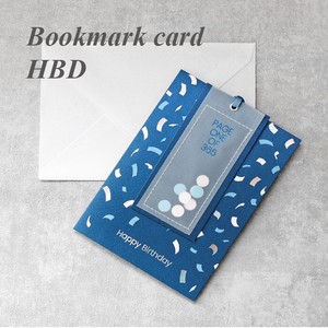 rader  Bookmark card HBD バースデーカード  0135-078