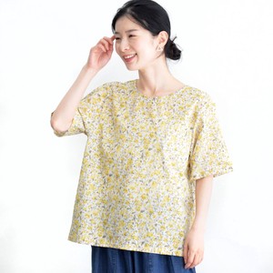 衬衫 2024年 褶边/木耳边 花卉图案 衬衫 日本制造