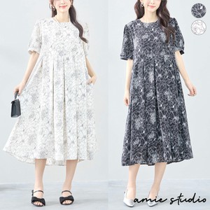 Casual Dress Design Floral Pattern L One-piece Dress 【2024NEW】