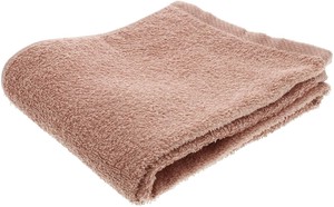 Bath Towel Beige Face 34 x 85cm Made in Japan