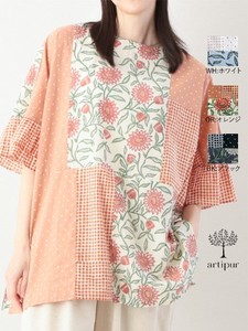 [SD Gathering] Tunic Patchwork Tunic Spring/Summer Block Print 3 Colors