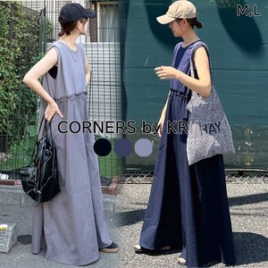 CORNERS by KR Casual Dress Shoulder Docking Summer Spring One-piece Dress Colaboration